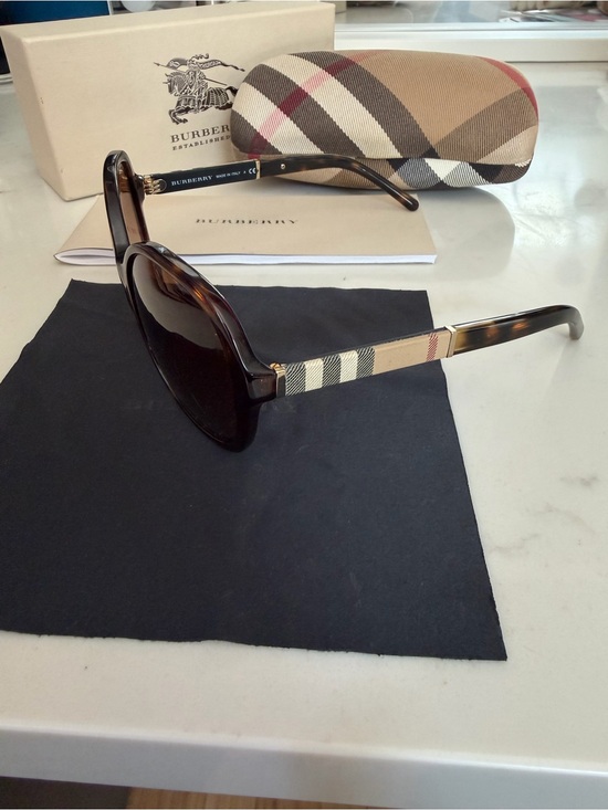 Burberry Women’s Brown Oversized Sunglasses